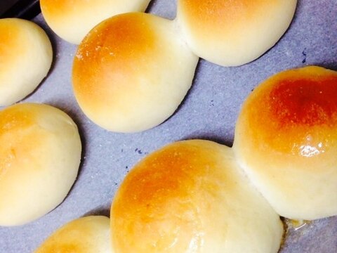 簡単☆HBを使って冷めてもふわふわミルクパン